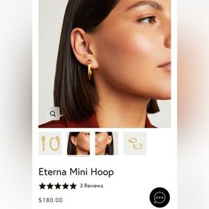 Dean Davidson Eterna Mini Hoop Earrings